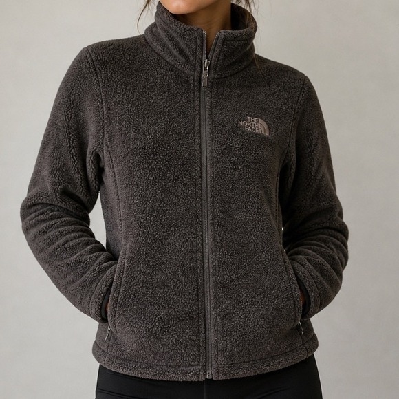 The North Face Jackets & Blazers - The North Face Osito Fleece Jacket Full Zip Brown High Pile Soft Womens Small f2